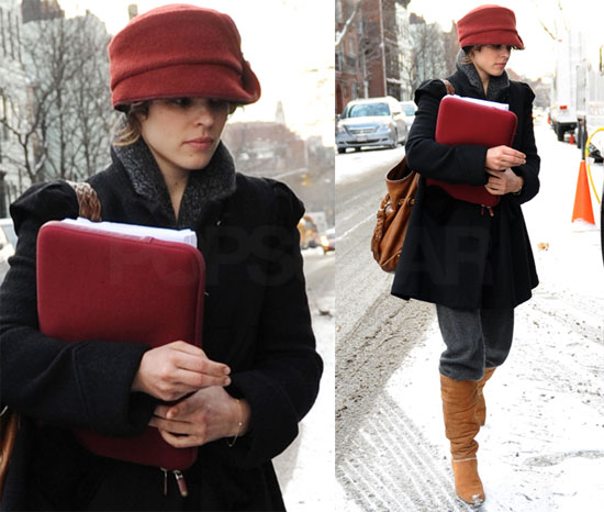 Rachel McAdams in Snowy Brooklyn 