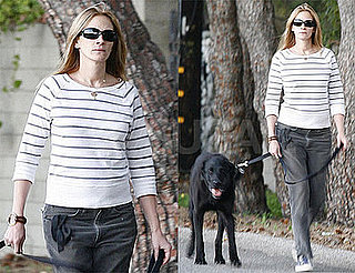 Photos of Julia Roberts Walking Her Dog in Los Angeles