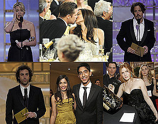 Photos of Kate Winslet, Jennifer Lopez, Angelina Jolie, Brad Pitt, Leonardo DiCaprio, Johnny Depp at Golden Globes