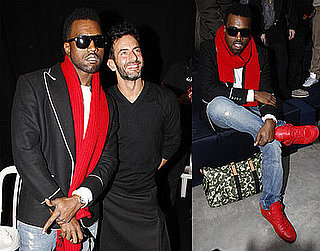 Kanye Debuts Colorful Shoes and Language