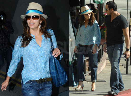 Eva Steps Out To a Salon