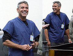 Photos of George Clooney on the Set of ER Photos of George Clooney on the Set of ER