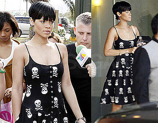 Photos of Rihanna Wearing Skull and Crossbones Dress in Mexico
