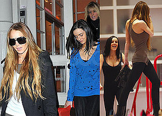 Photos of Lindsay, Dina, Ali Lohan Shopping in NYC, Rumors of Lindsay Starring as Snow White in Movie with Miley Cyrus