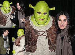 Photos of Courteney Cox and David Arquette at Shrek on Broadway