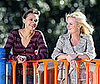 Photo of Amy Poehler and Rashida Jones Filming their New Show