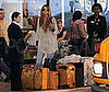 Photo of Mischa Barton with Lots of Luggage at LAX