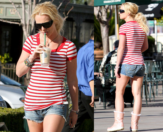 Britney Out With Starbucks Britney Out With Starbucks