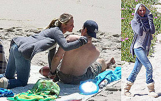 Breaking: Cameron on the Beach Without Bikini!