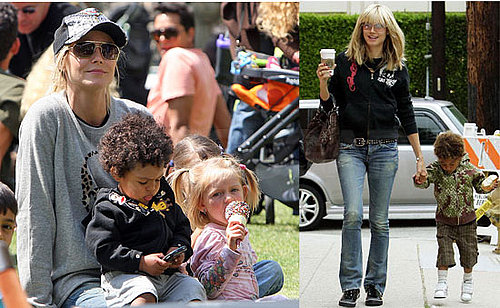 Heidi Klum Out with Her Family in LA