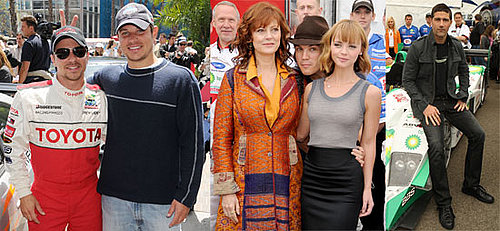 Matthew Fox, Emile Hirsch, Christina Ricci, Nick Lachey at the 2008 Toyota Pro/Celebrity Race in Long Beach on Saturday