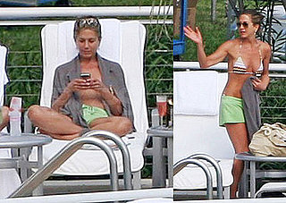 Images of Jennifer Aniston in a bikini