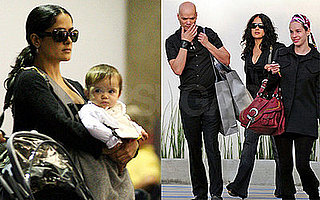 Salma Hayek and Valentina Pinault Arrive in LA