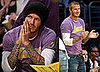 David Beckham Goes To The Lakers Game