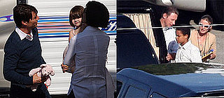 Tom Cruise And Katie Holmes Take Suri Cruise To The Set Of Seven Pounds