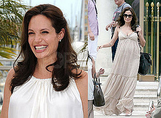 Angelina Jolie at Cannes Pregnant With Twins Due August 19