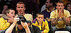 Photos of David Beckham and Romeo Beckham at the Lakers Game 5/20/2008