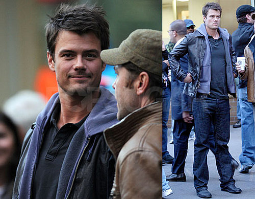 Josh Duhamel on the Set of When in Rome