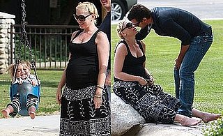 Photos Of Gwen Stefani, Kingston Rossdale, And Gavin Rossdale At The Park