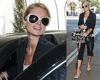 Paris Hilton Goes to Tanning Salon