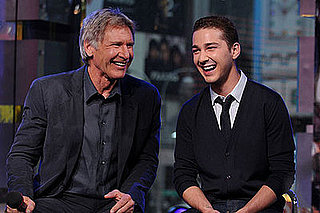 Images of Shia LaBeouf and Harrison Ford at TRL