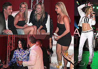 Photos of Britney Spears And Michael Jackson At Christian Audigier's 50th Birthday