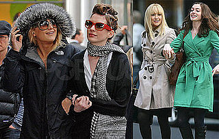 Photos of Kate Hudson and Anne Hathaway on the Set of Bride Wars