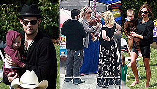 Photos of Harlow Madden, Max Bratman, Cruz Beckham, Victoria Beckham, at Kingston Rossdale's Birthday Party