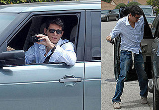 Photos of John Mayer Driving Jennifer Aniston's Car in LA
