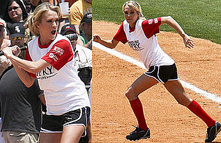 Photos of Carrie Underwood Playing in a Celebrity Softball Game