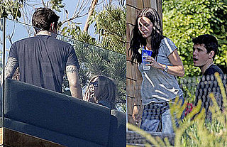 Photos of Jennifer Aniston and John Mayer with Courteney Cox in Malibu