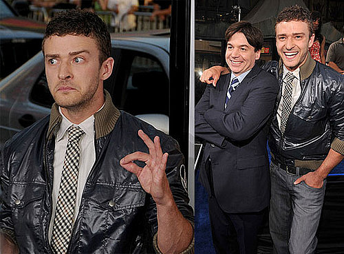 Photos of Justin Timberlake and Mike Myers at the LA Premiere of The Love Guru