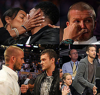 Will Smith, Jada Pinkett Smith, Ronny Turiaf, Jack Nicholson; David Beckham, Justin Timberlake, Spike Lee, Andy Garcia