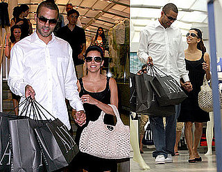 Photos of Eva Longoria and Tony Parker Shopping at Ferragamo in Manhattan