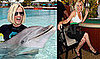 Photos of Jenny McCarthy With Dolphins in Atlantis