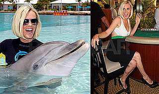 Photos of Jenny McCarthy With Dolphins in Atlantis