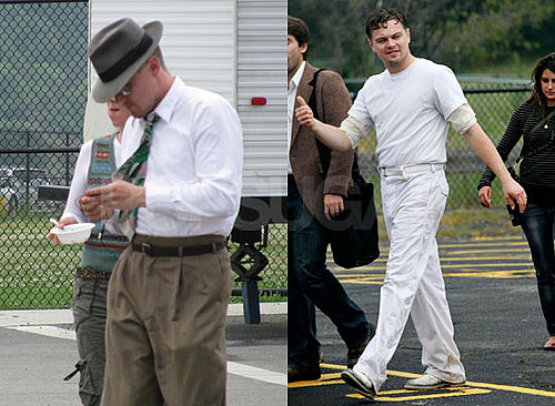 Photos of Leonardo DiCaprio and Martin Scorsese on Set of Shutter Island