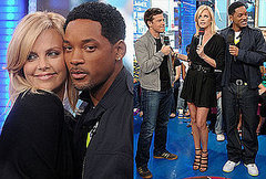 Photos of Charlize Theron, Will Smith and Jason Bateman Promoting Hancock on TRL