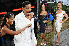 Photos of Will Smith, Jada Pinkett, Geri Halliwell, Amy Winehouse at Nelson Mandela's Birthday Concert