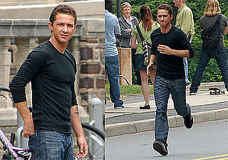 Photos of Shia LaBeouf and Megan Fox on the Set of Transformers 2 in Princeton, New Jersey