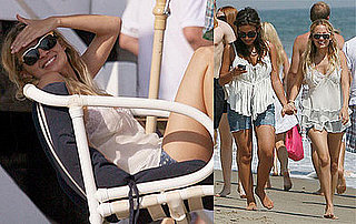 Photos of Nicole Richie Celebrating Fourth of July on the Beach and at the Hard Rock Hotel in Las Vegas