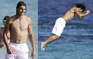 Rafael Nadal Shirtless Photos With Girlfriend in Bikini in Mallorca