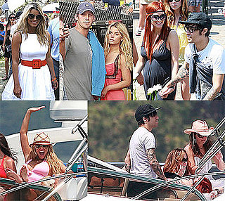 Photos of Jessica Simpson, Tony Romo, Ashlee Simpson, and Pete Wentz in Lake Tahoe