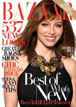 Jessica Biel For August 2008 Harper's Bazaar