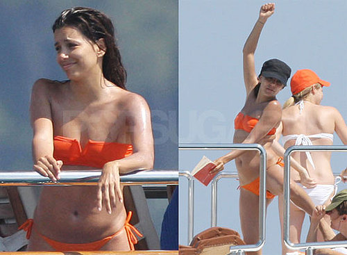 Eva Longoria Bikini Photos in Portofino with Tony Parker