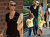Photos of Heidi Klum With Leni, Henry, and Johan in NYC