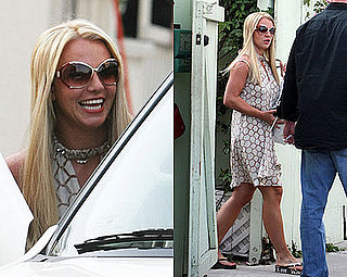 Photos of Britney Spears Before Filming Video Appearance for Madonna's Tour