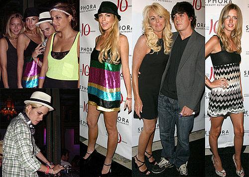 Photos of Lindsay Lohan and Samantha Ronson at Sephora 10th Anniversary