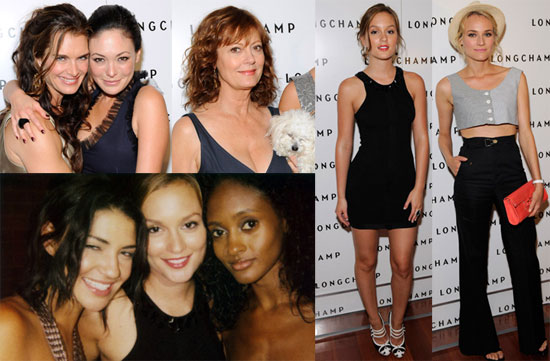 Photos of Leighton Meester, Diane Kruger, Lindsay Price, Brooke Shields at Longchamp 60th Anniversary Party Photos of Leighton Meester, Diane Kruger, Lindsay Price, Brooke Shields at Longchamp 60th Anniversary Party