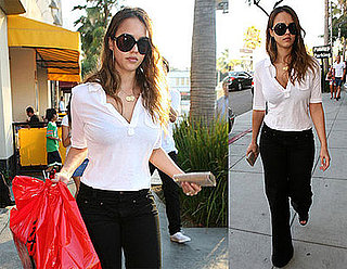 Photos of Jessica Alba Showing Off Her Slim Post Baby Body